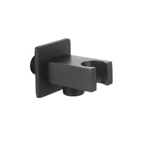 PRESA ACQUA QUADRA CON SUPPORTO DOCCIA- Nero Opaco- DH- pezzi 1