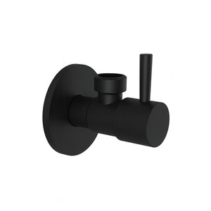 RUBINETTO SOTTOLAVABO D'ARREDO  MOD. MINIMAL 1/2x10- Nero Opaco 1/2x1/2- Remer- pezzi 1