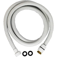 FLESSIBILE DOCCIA IN OTTONE- Bianco Opaco cm 150- Remer- pezzi 1