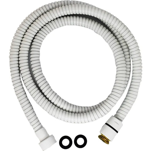 FLESSIBILE DOCCIA IN OTTONE- Bianco Opaco cm 150- Remer- pezzi 1