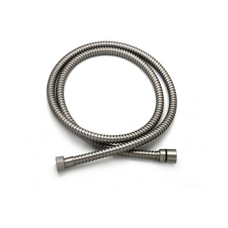 FLESSIBILE DOCCIA IN OTTONE- Nichel Spazzolato Opaco cm 150- Remer- pezzi 1