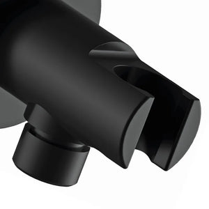 SUPPORTO MINIMAL CON PRESA ACQUA- Nero Opaco- Remer- pezzi 1