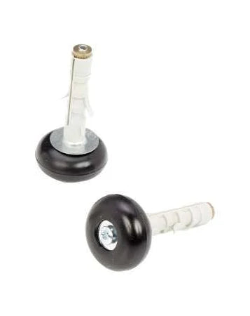 TASSELLO IN NYLON TA CON FERMAPORTA D.30- 9x40 Fermaporta D.30 Nero- FRIUL- pezzi 50