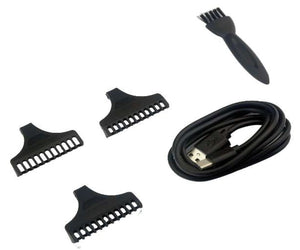 Zephir REGOLA BARBA E RIFINITORE PER CAPELLI RICARICABILE USB ''ZHB604''