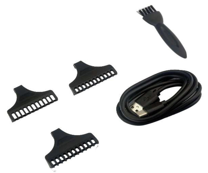 Zephir REGOLA BARBA E RIFINITORE PER CAPELLI RICARICABILE USB ''ZHB604''