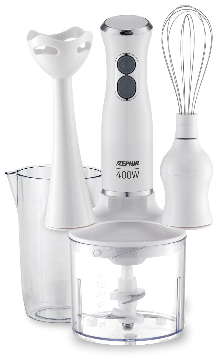 Zephir FRULLATORE AD IMMERSIONE MULTIFUNZIONE 3 IN 1 ZHC86 400 W