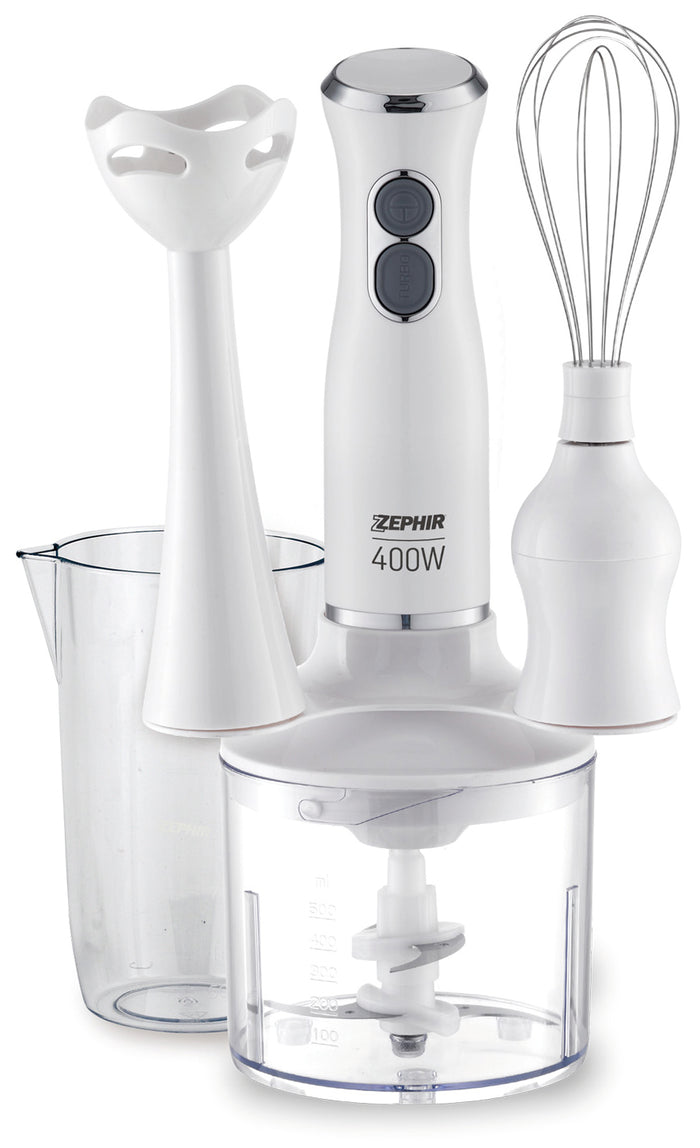 Zephir FRULLATORE AD IMMERSIONE MULTIFUNZIONE 3 IN 1 ZHC86 400 W