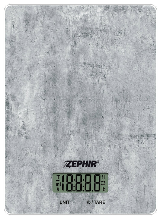 Zephir BILANCIA DA CUCINA ELETTRONICA CON BASE IN VETRO ''ZHS439'' Portata kg. 15