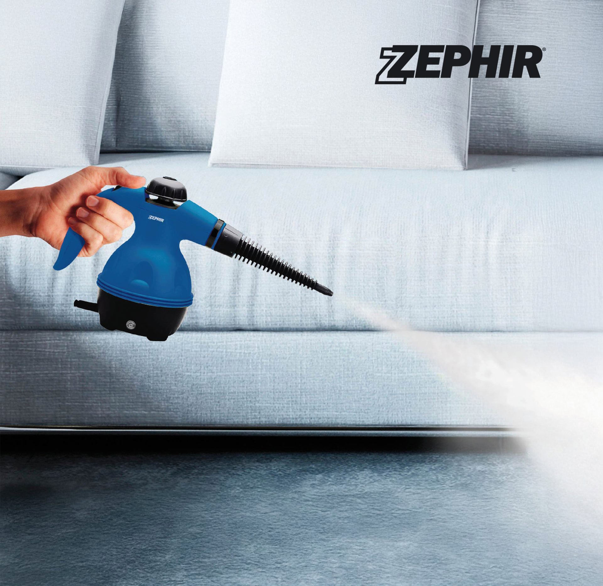Zephir PULITORE A VAPORE MULTIFUNZIONE CON ACCESSORI ''ZHV600'' 1000 W
