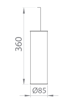 PORTASCOPINO FRESIA Nero- DH- pezzi 1
