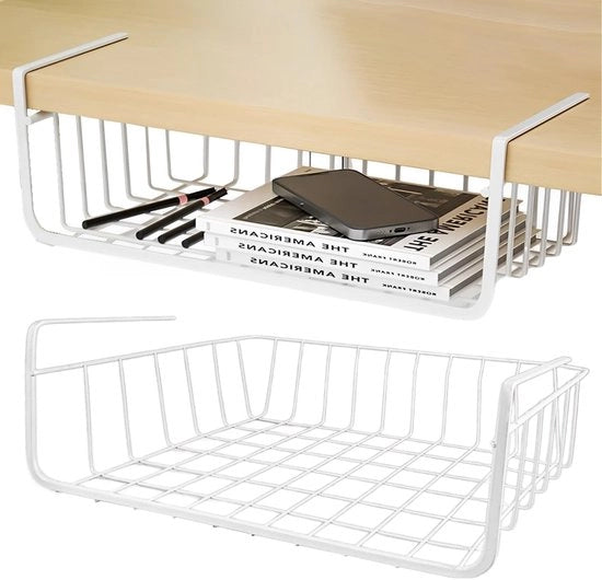 Due Supporti per Parete da 30 cm - Sostegni in Metallo - Organizzatori per Armadi - Sostegni per Pannelli - 2 Pezzi - Per Cucina/Bureau