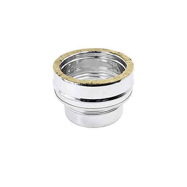 RACCORDO DOPPIA PARETE PER CALDAIA Ø F 80/130 - F 80 mm