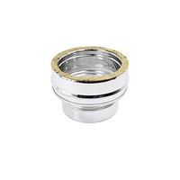 RACCORDO DOPPIA PARETE PER CALDAIA Ø F 80/130 - F 80 mm