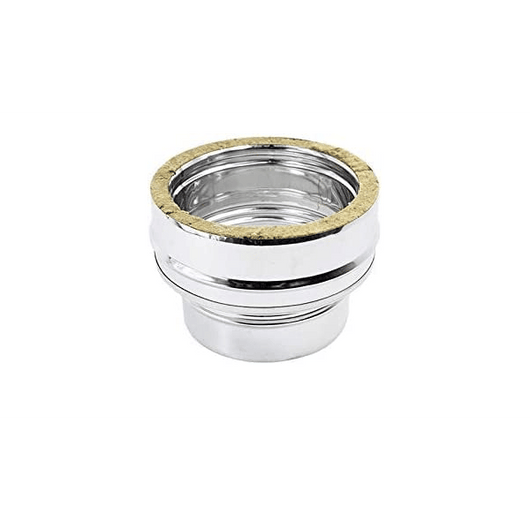 RACCORDO DOPPIA PARETE PER CALDAIA Ø F 80/130 - F 80 mm