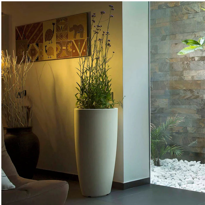 VASO TONDO 'STILO' Ã? cm 33 x h 70 - 12 lt. ghiaccio