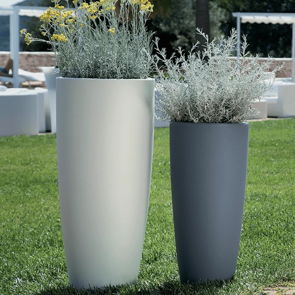 VASO TONDO 'STILO' Ã? cm 33 x h 70 - 12 lt. ghiaccio