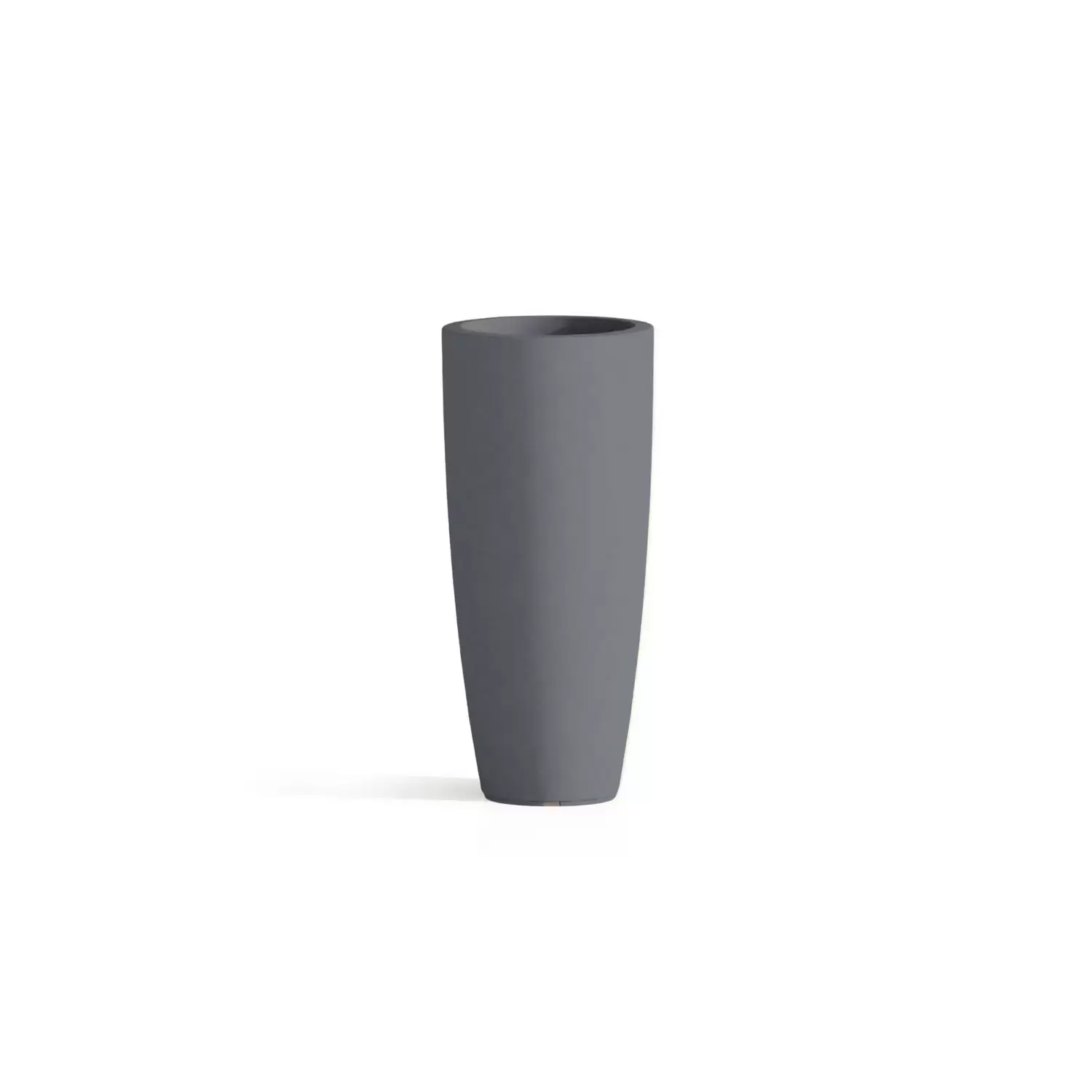 VASO TONDO 'STILO' Ã? cm 40xh.90 - 20 lt. grigio