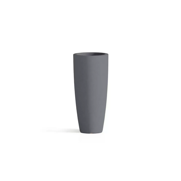 VASO TONDO 'STILO' Ã? cm 40xh.90 - 20 lt. grigio