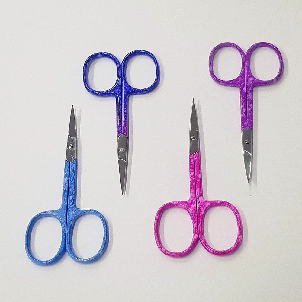 Trade Shop - Forbici Forbice Professionale Forbicine Colorate 453 Unghie Unghia Punta Dritta -