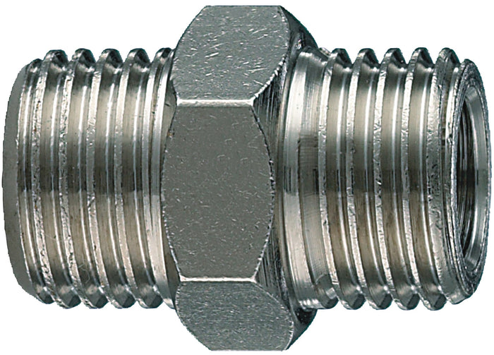 NIPPLO DI COLLEGAMENTO PER COMPRESSORI 3/8Mx3/8M 10.00 pz