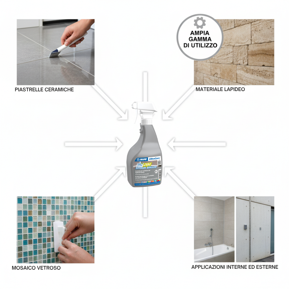 Lisciante per sigillanti ultracare smooth silicone 750 ml