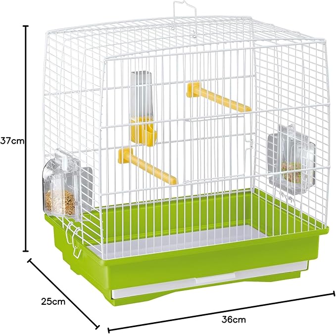 GABBIA QUADRA PER VOLATILI 35,5x24,7x37h - FERPLAST