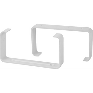 KIT STAFFE FERMATUBO PER TUBO RETTANGOLARE   mm 110x55 - confezione 2 pezzi - PES