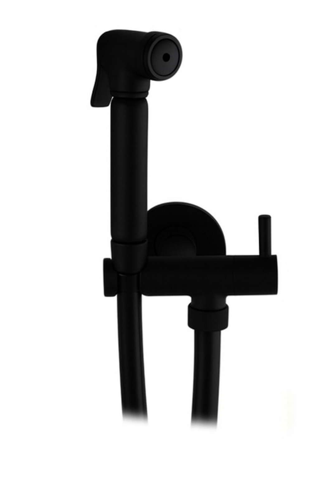 SET CON IDROSCOPINO + FLESSIBILE + SUPPORTO OTTONE TONDO- Nero Opaco- Remer- pezzi 1