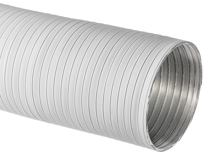 TUBO ALLUMINIO FLEX ALLUNGABILE A 3MT- Diam. 100 Bianco- DK- pezzi 1