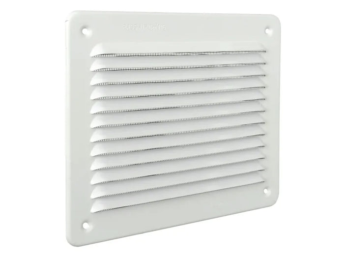 GRIGLIA DA SOVRAPPORRE IN METALLO CON RETE L. 228 X H. 228 MM- Alluminio Bianco- FIRST- pezzi 1