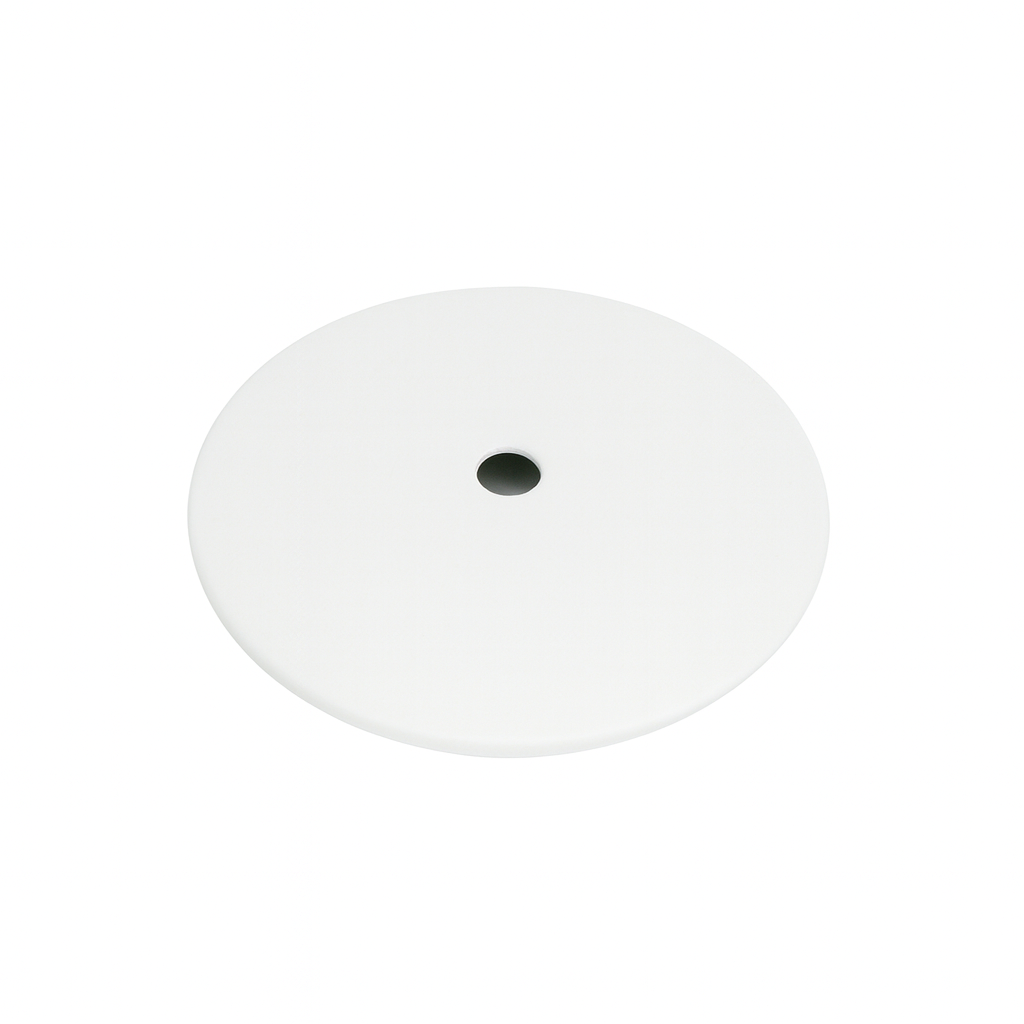 PIATTELLO DI RICAMBIO PER PILETTA ART 371-395  SIMIL-STONE- Bianco - Diam. 12 cm- DH- pezzi 1