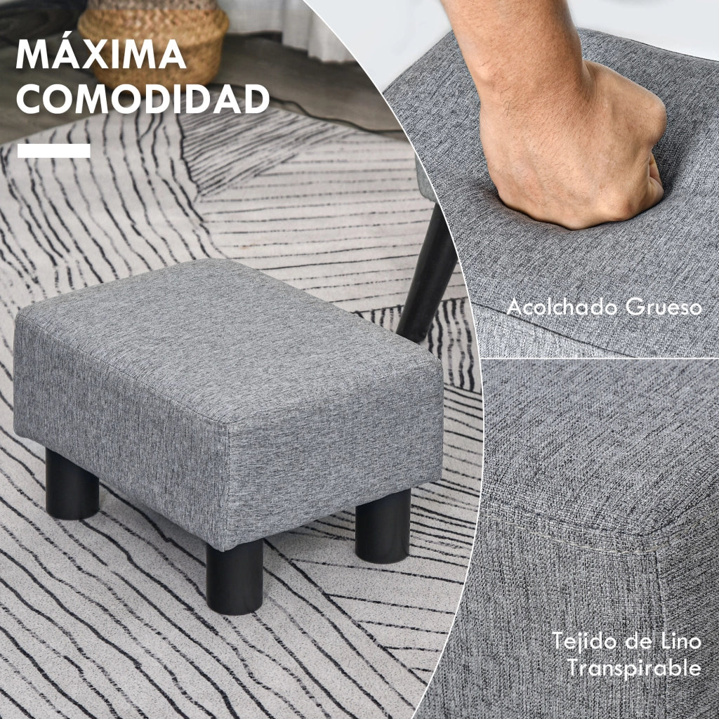 Tavolino Basso con Ripiano ¨C Zephmum ¨C 40x30x24 cm Grigio