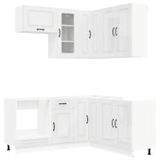 Unità Cucina KALMAR 8 pcs Bianco Lucido Legno ingegnerizzato 3438375