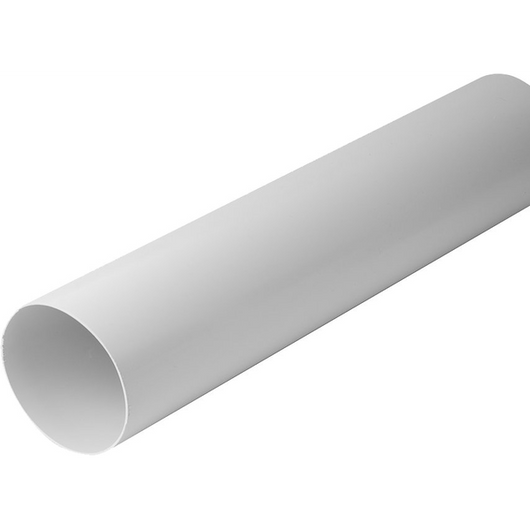 TUBO TONDO PER VENTILAZIONE Ø 100 mm - barra 1 mt - PES