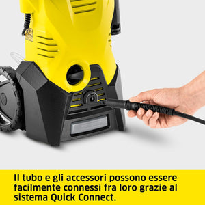 Idropulitrice ad Acqua Fredda K3 1600W con Lancia Vario Power Ugello Mangiasporco e Serbatoio Detergente Karcher