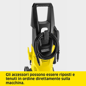 Idropulitrice ad Acqua Fredda K3 1600W con Lancia Vario Power Ugello Mangiasporco e Serbatoio Detergente Karcher