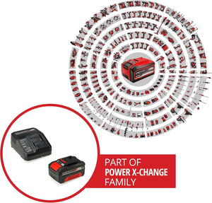Kit Batteria al Litio Power X-Change 18V 4,0Ah con Caricabatteria Rapido Compatibile con Tutti gli Utensili Einhell
