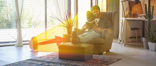 Termoventilatore silenzioso HVA3220 2000W Regolabile e Protezione IP21 per Bagno e Ambienti Umidi DeLonghi