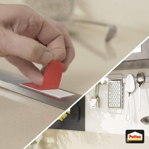 Nastro Biadesivo Extra Forte Millechiodi 19 mm x 1,5 m per Interni ed Esterni Fino a 120 kg di Tenuta Pattex Henkel