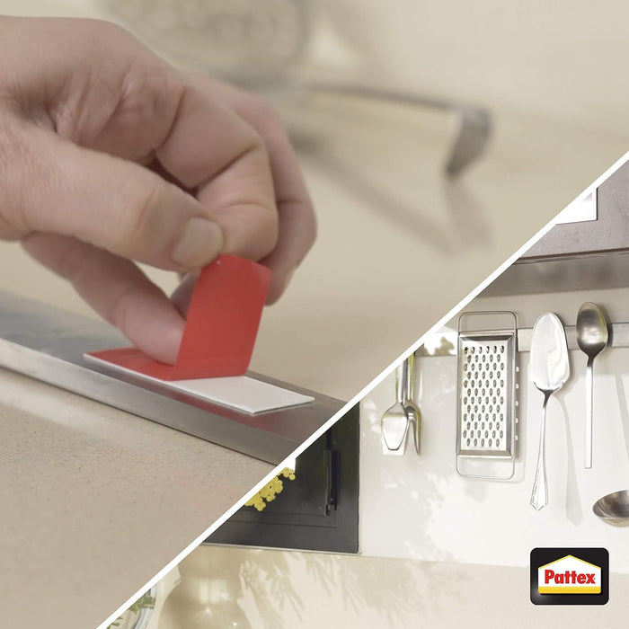 Nastro Biadesivo Extra Forte Millechiodi 19 mm x 1,5 m per Interni ed Esterni Fino a 120 kg di Tenuta Pattex Henkel