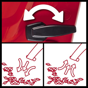 Aspiratore Soffiatore Elettrico 3000W con Funzione Trituratore Sacco 40L e Regolazione Velocità GC-EL 3024 E Einhell