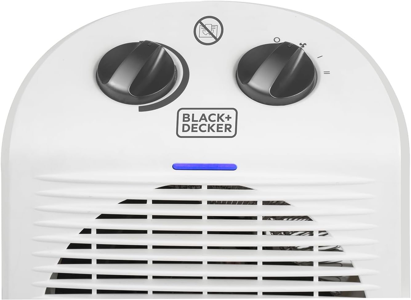 Termoventilatore da Tavolo BXSH2000E 2000W Regolabile Protezione IP21 e Sicurezza Antiribaltamento Black&Decker