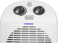Termoventilatore da Tavolo BXSH2000E 2000W Regolabile Protezione IP21 e Sicurezza Antiribaltamento Black&Decker