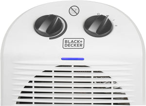 Termoventilatore da Tavolo BXSH2000E 2000W Regolabile Protezione IP21 e Sicurezza Antiribaltamento Black&Decker