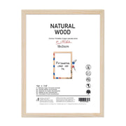 Cornice Portafoto da Appoggio Natural Wood con Piede 18x24cm
