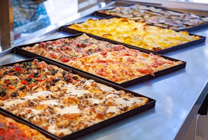 Teglia da Forno 60x40 cm in Acciaio al Carbonio con Rivestimento Antiaderente per Cottura Uniforme Made in Italy