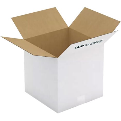 Scatola per Spedizione Lattine Olio 30,5x25x31h cm in Cartone Microtriplo per 4 Lattine da 5 Litri Confezione da 15 Pezzi