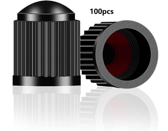 Ventiledoppi 100 pezzi - Ventiledoppi in plastica - Impermeabili - Antiscivellamento - Corrosione resistente - Imballaggio in gomma - Dadi di gomma per cinture