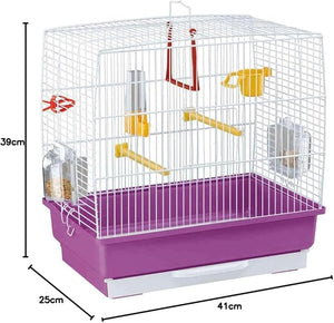 GABBIA UCCELLI REKORD 2 FERPLAST - CM 39X25 H.CM 41- 2 pezzi