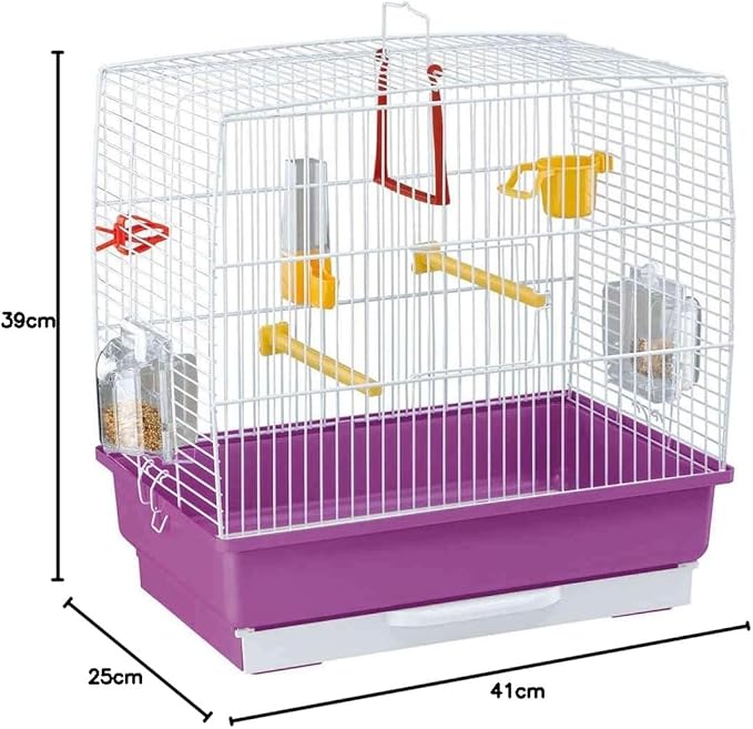 GABBIA UCCELLI REKORD 2 FERPLAST - CM 39X25 H.CM 41- 2 pezzi